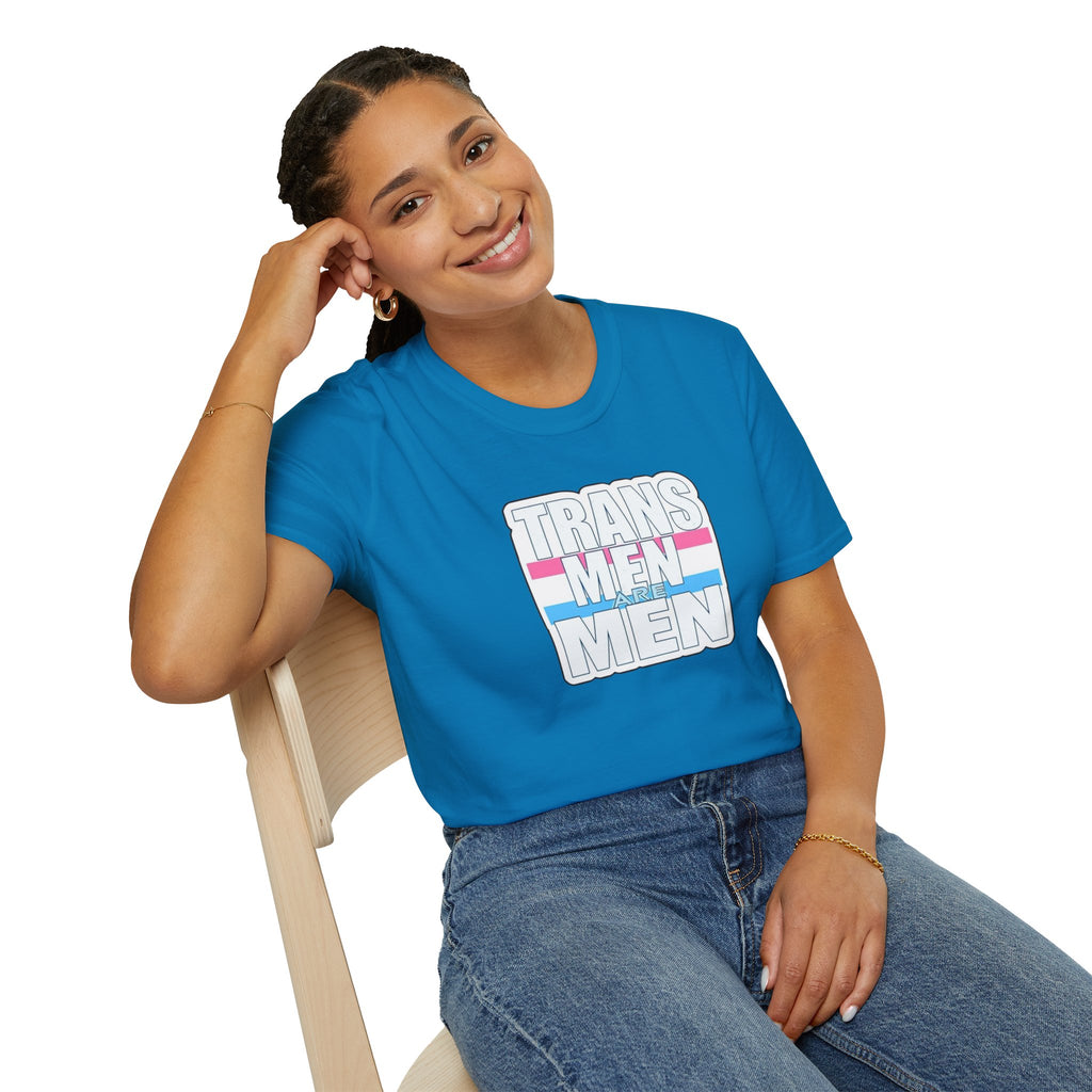 Unisex Softstyle T-Shirt - 'Trans Men Are Men' Statement Tee