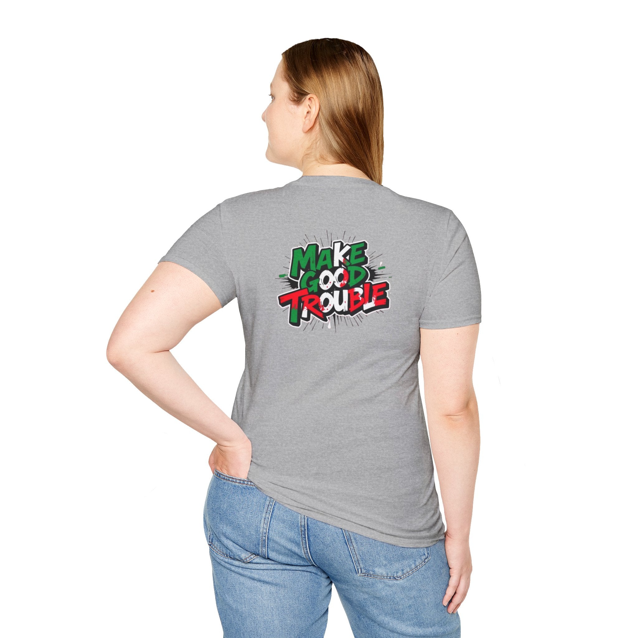 Make Good Trouble T-shirt  Fun Graphic Tee for Activists & Trendsetters