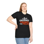 Political T-Shirt - 1st Amendment Trumps the Felon