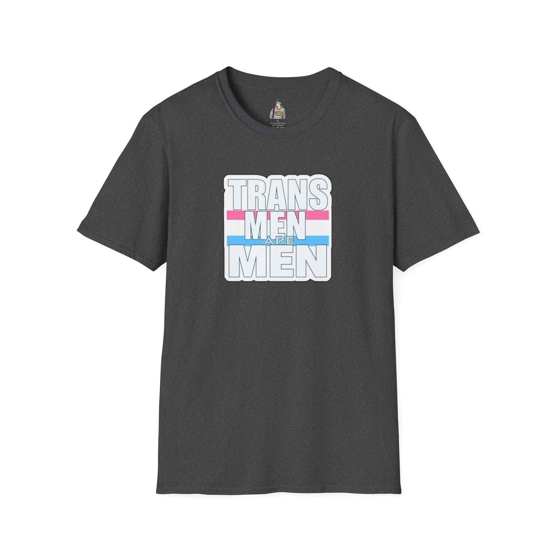 Unisex Softstyle T-Shirt - 'Trans Men Are Men' Statement Tee