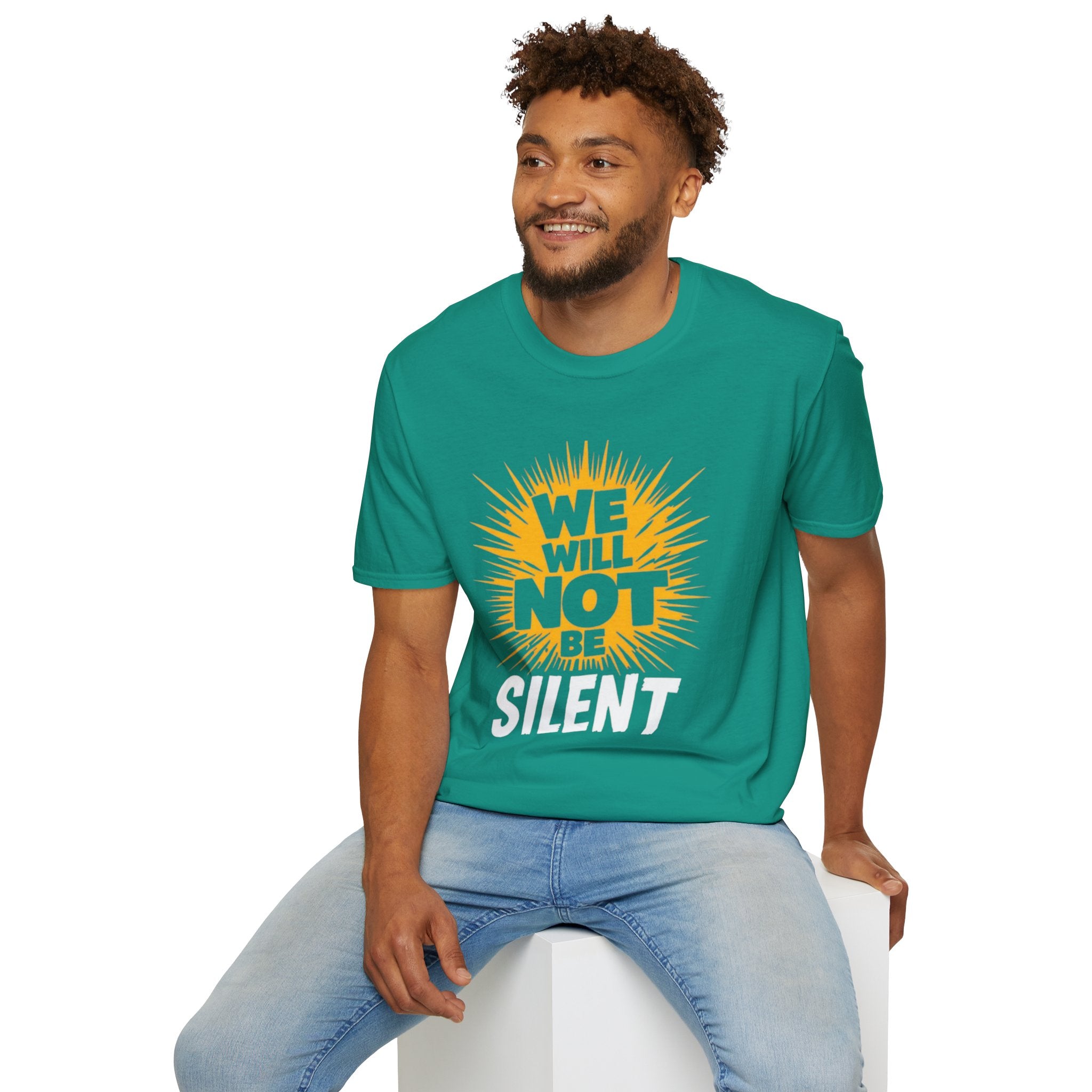 Empowerment Graphic Tee - We Will Not Be Silent | Unisex Softstyle T-Shirt