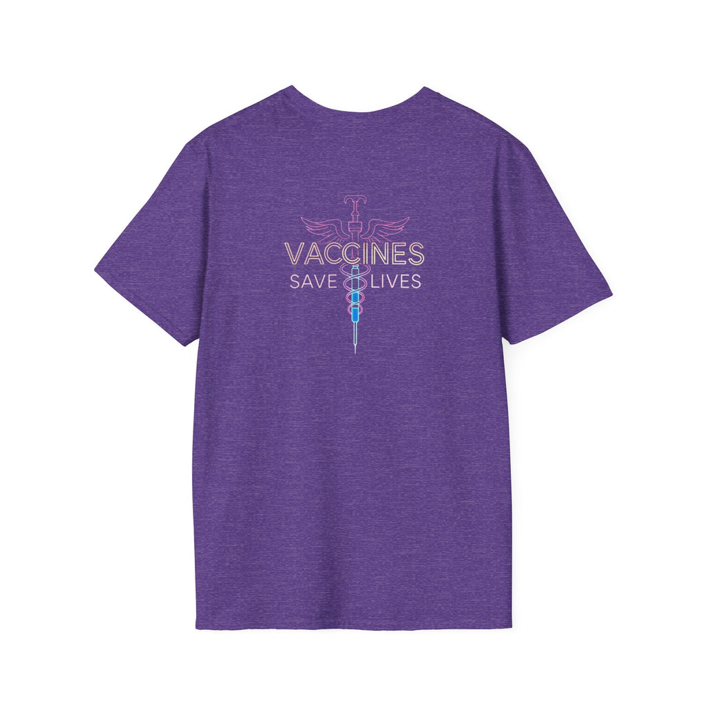 Unisex Softstyle T-Shirt - "Get Poked - Vaccines Save Lives" Statement Tee