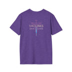 Unisex Softstyle T-Shirt - "Get Poked - Vaccines Save Lives" Statement Tee