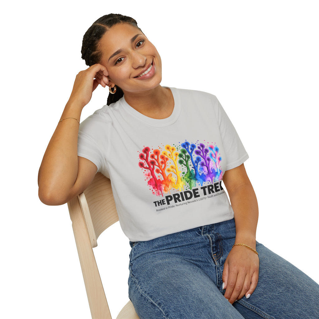 Pride Tree Las Vegas T-Shirt - Black Text