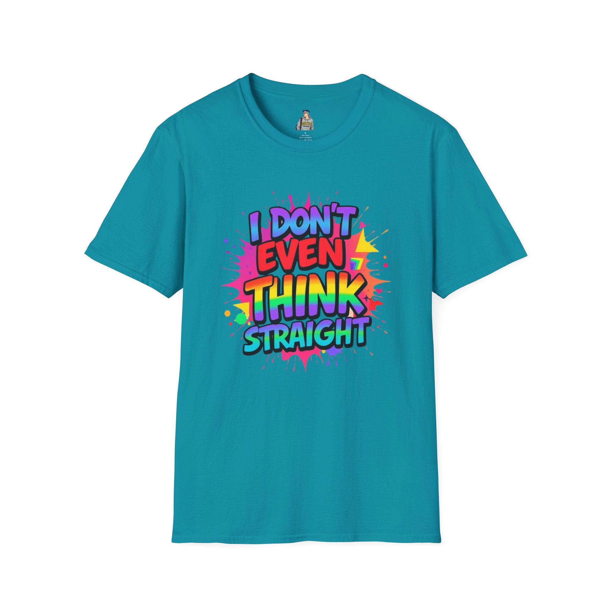 Colorful Humor T-Shirt, Pride Apparel, Gift for Friends, Casual Wear, Fun Statement Tee