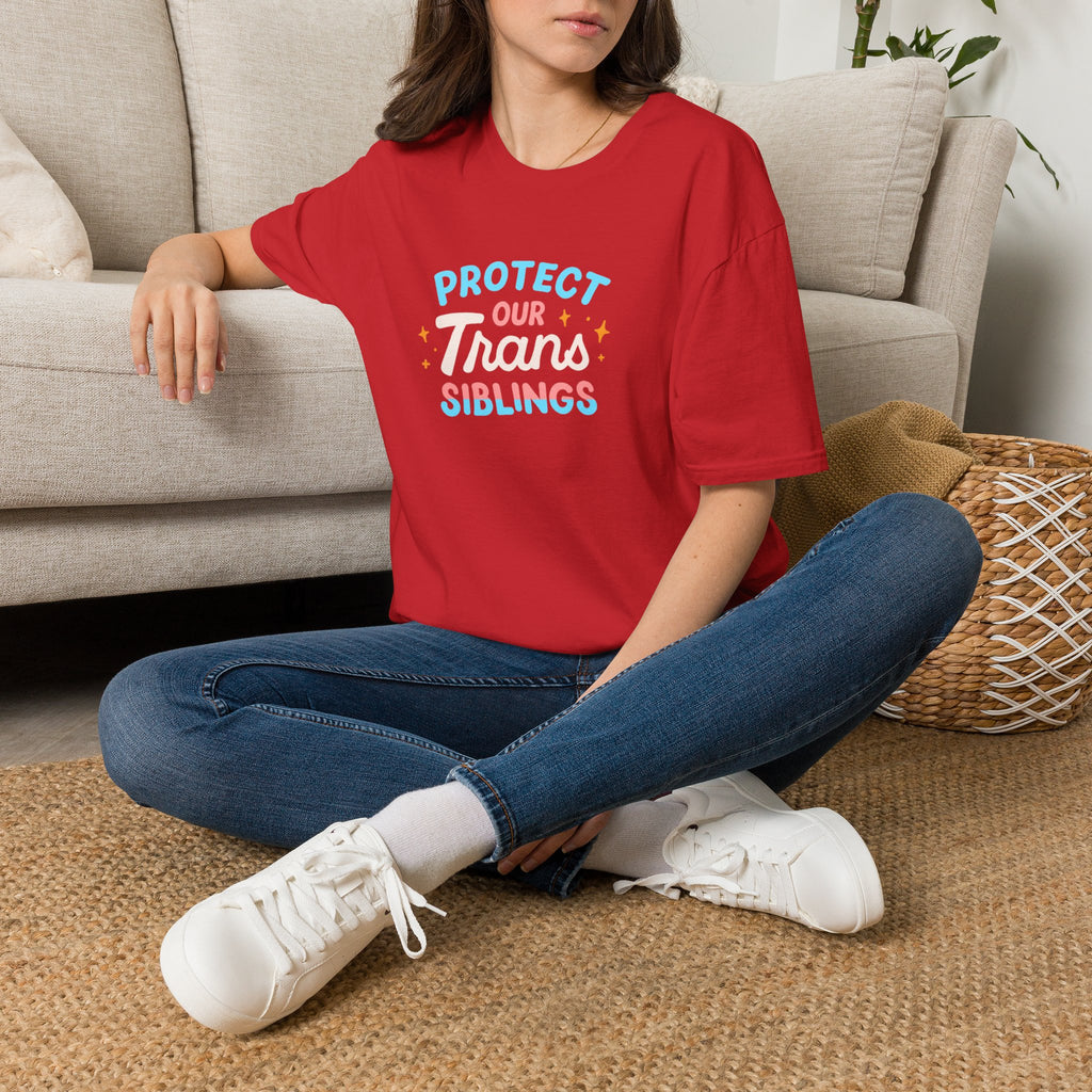 Protect Our Trans Siblings T-Shirt — Pride Ally Tee (The Pride Tree)