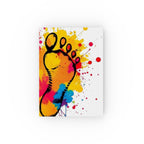 Rainbow Painted Feet Hard Backed Journal - Perfect for Gifts, Journaling, and Celebrations