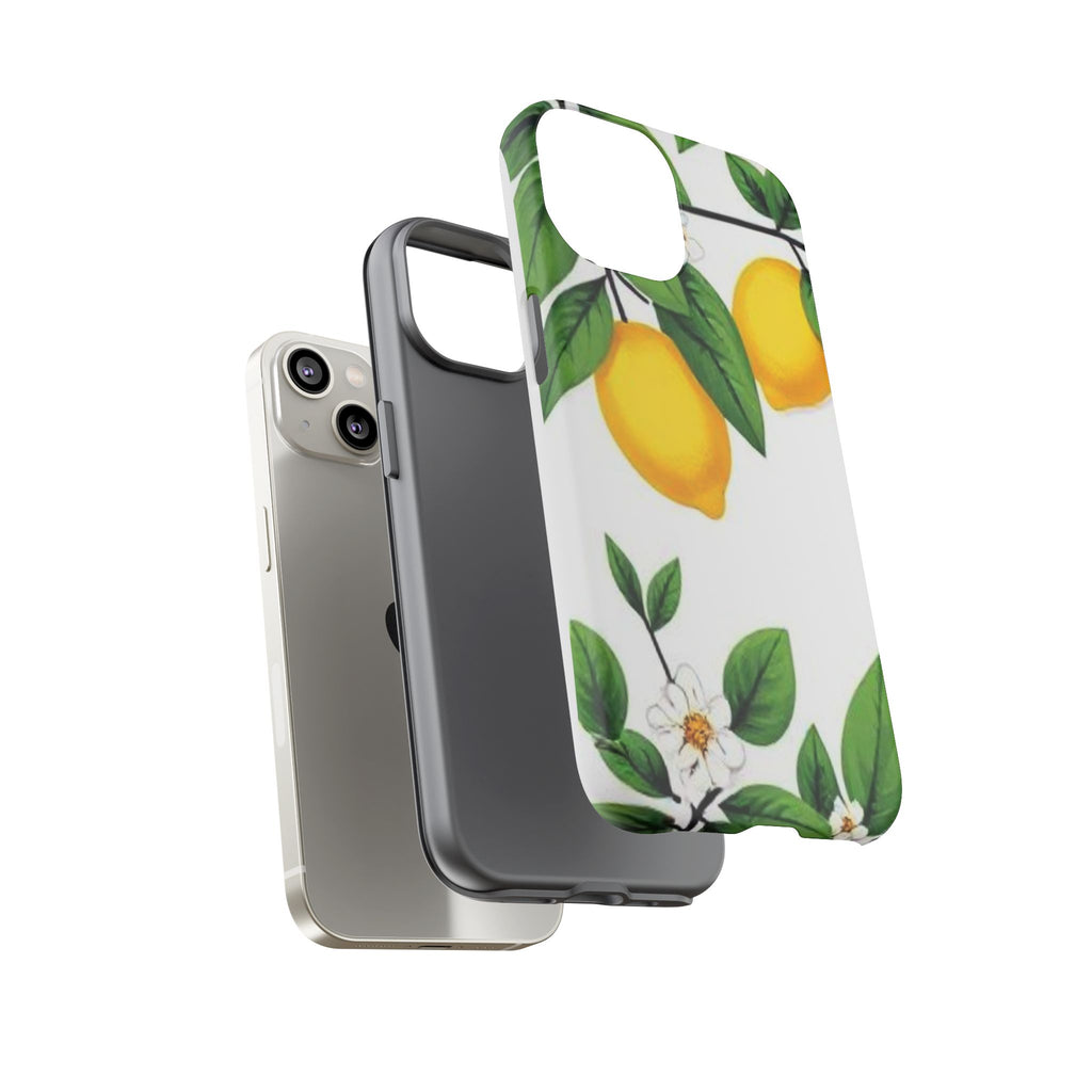 Lemon Blossom Tough Phone Case for iPhone