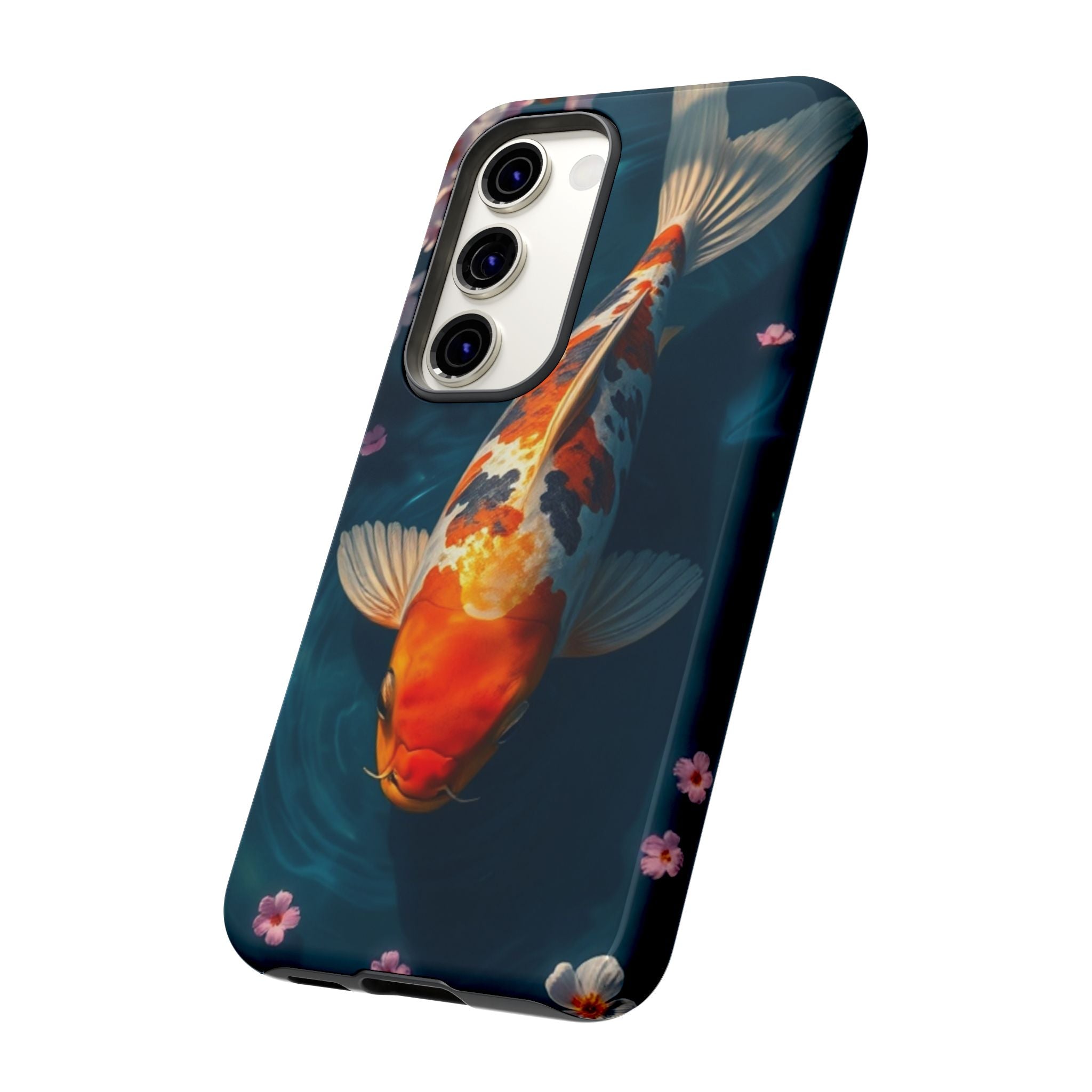 Peaceful Koi Cherry Blossom Tough Cases For Android & iPhone