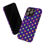 Colorful Polka-Dot Tough Case for iPhone