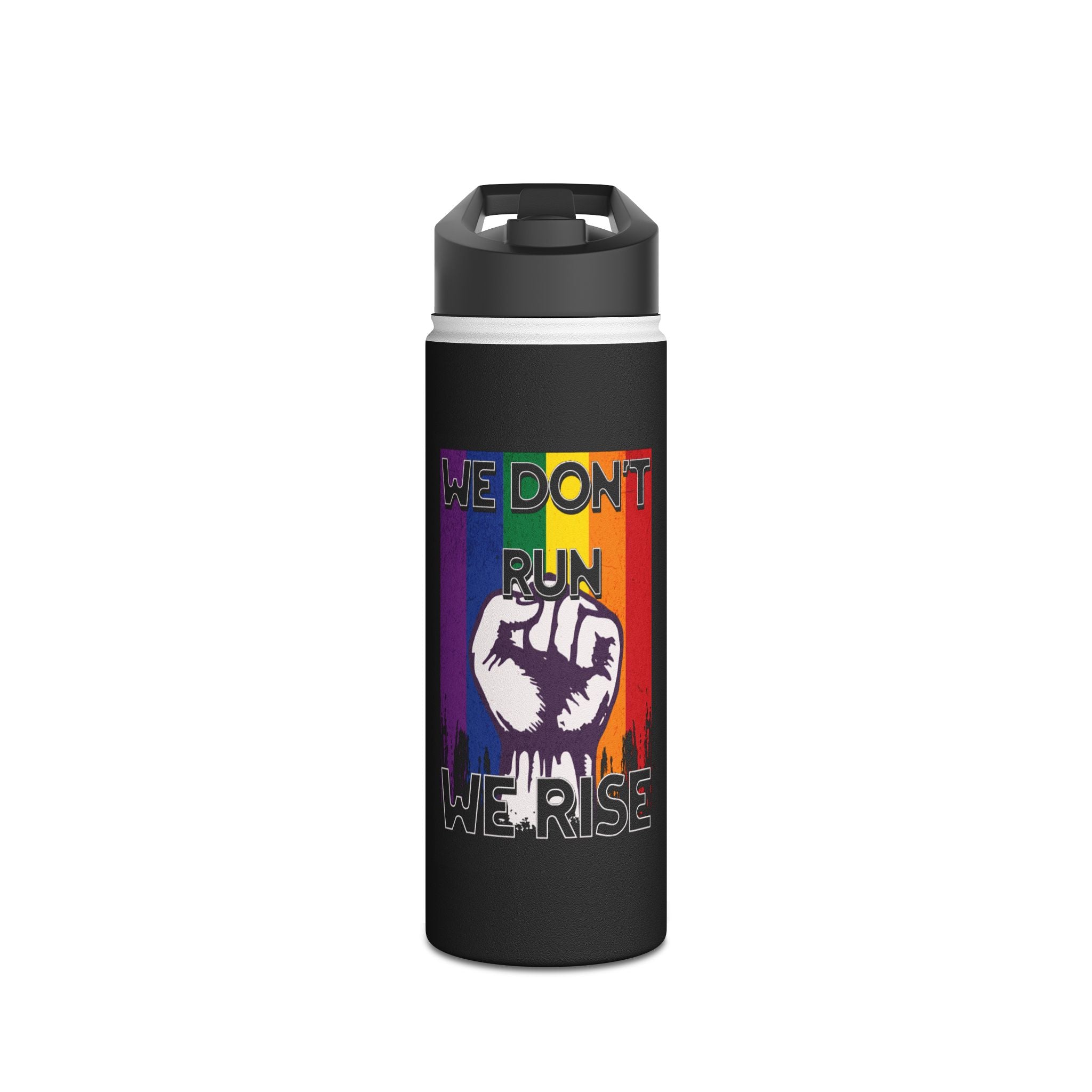 Teaching While Queer Stainless Steel Water Bottle - Perfect for Educators and Allies