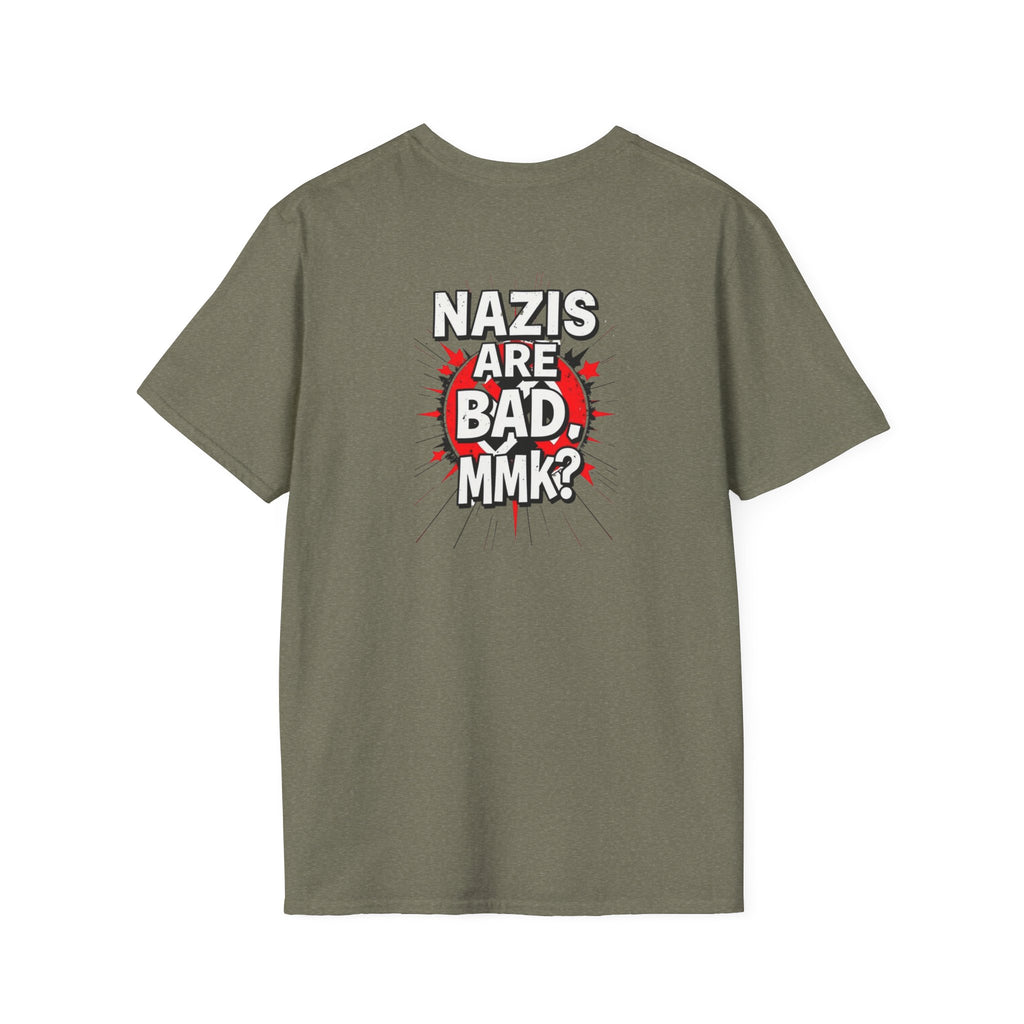 Unisex Softstyle T-Shirt: 'Our Grandparents Fought Fascists' Patriotic Tee