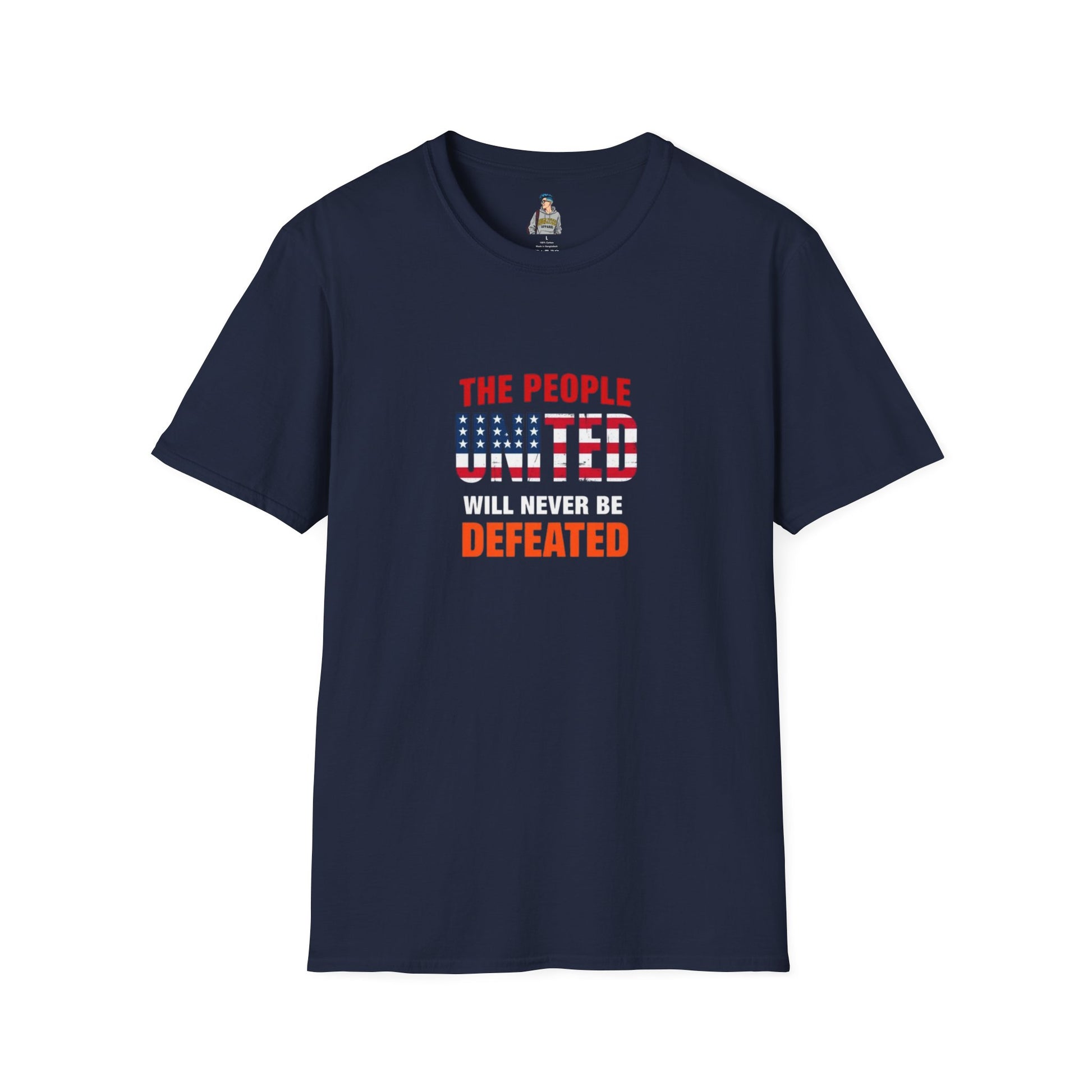 Unisex Softstyle T-Shirt - 'The People United' & 'MAGA Values Are NOT American Values' Graphic Tee