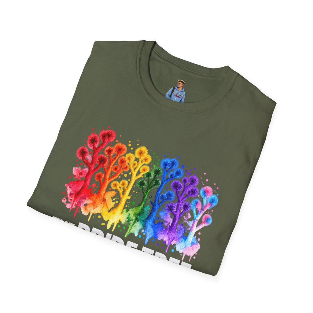 Pride Tree Las Vegas White Text T-shirt