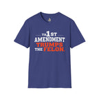 Political T-Shirt - 1st Amendment Trumps the Felon