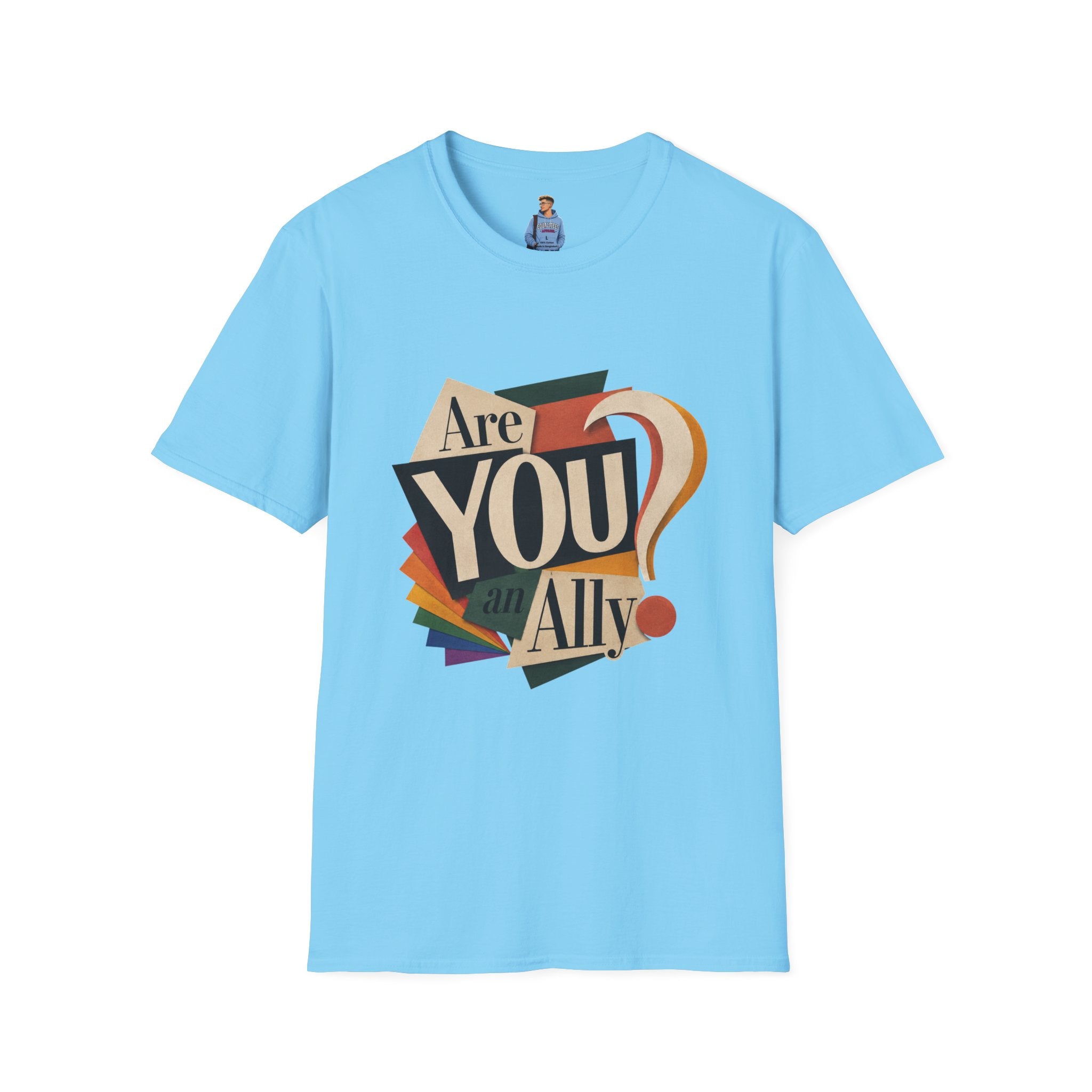 Are You An Ally? T-Shirt — Vintage Pride Ally Tee