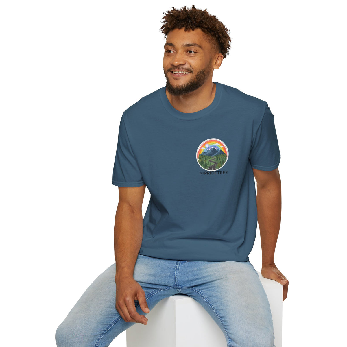 Pride Tree Las Vegas Mountain Graphic T-Shirt