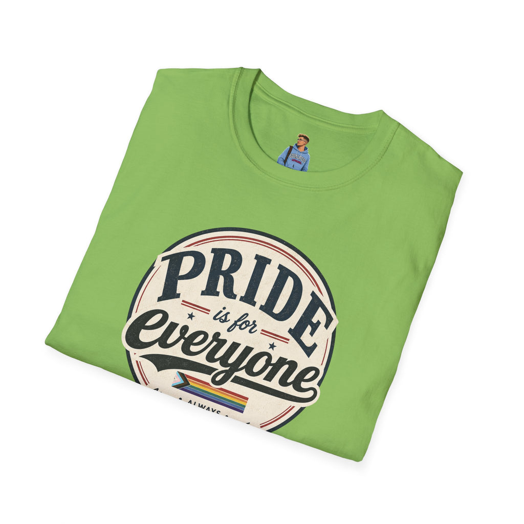 Pride Is for Everyone T-Shirt — Inclusive Retro Pride Tee