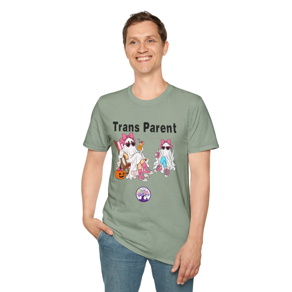 Trans Parent 1 Halloween Pride Tree Las Vegas T-Shirt