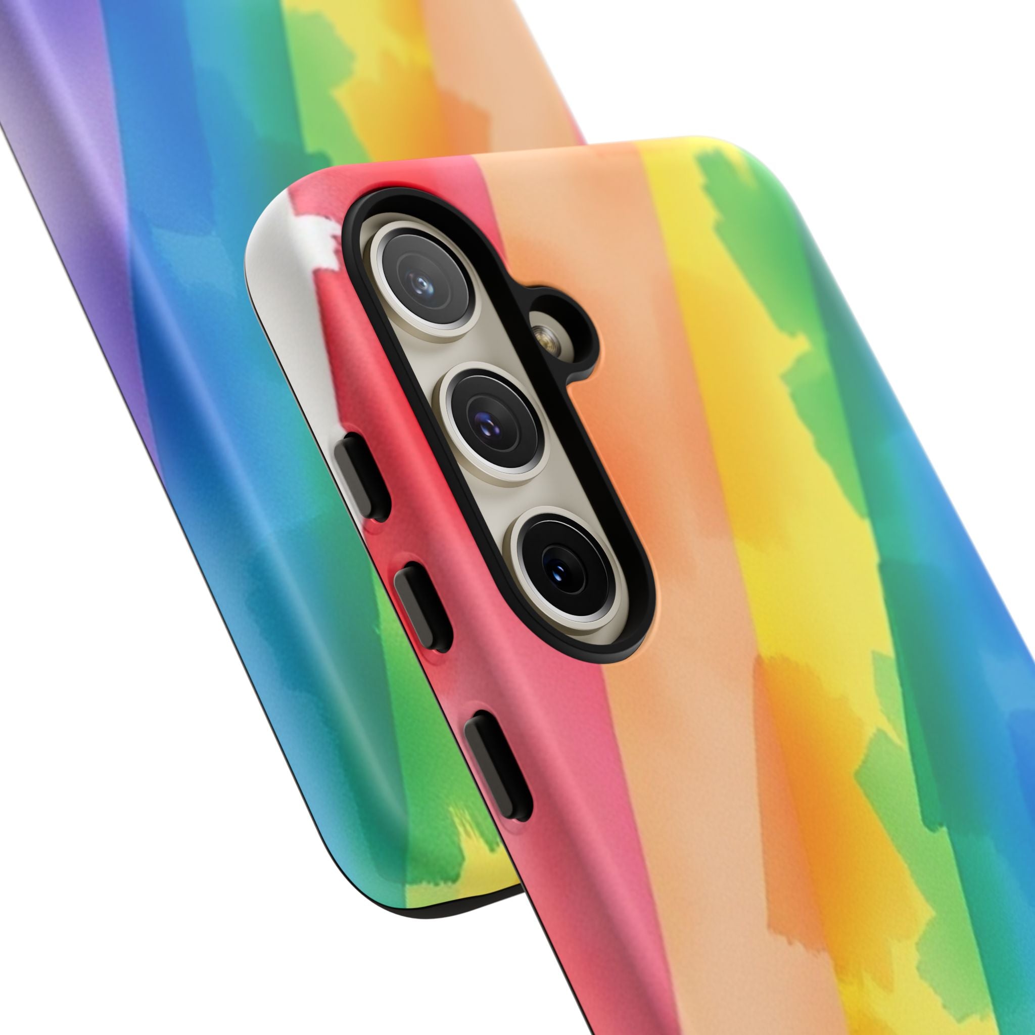 Rainbow Watercolor Art Tough Cases For Android & iPhone