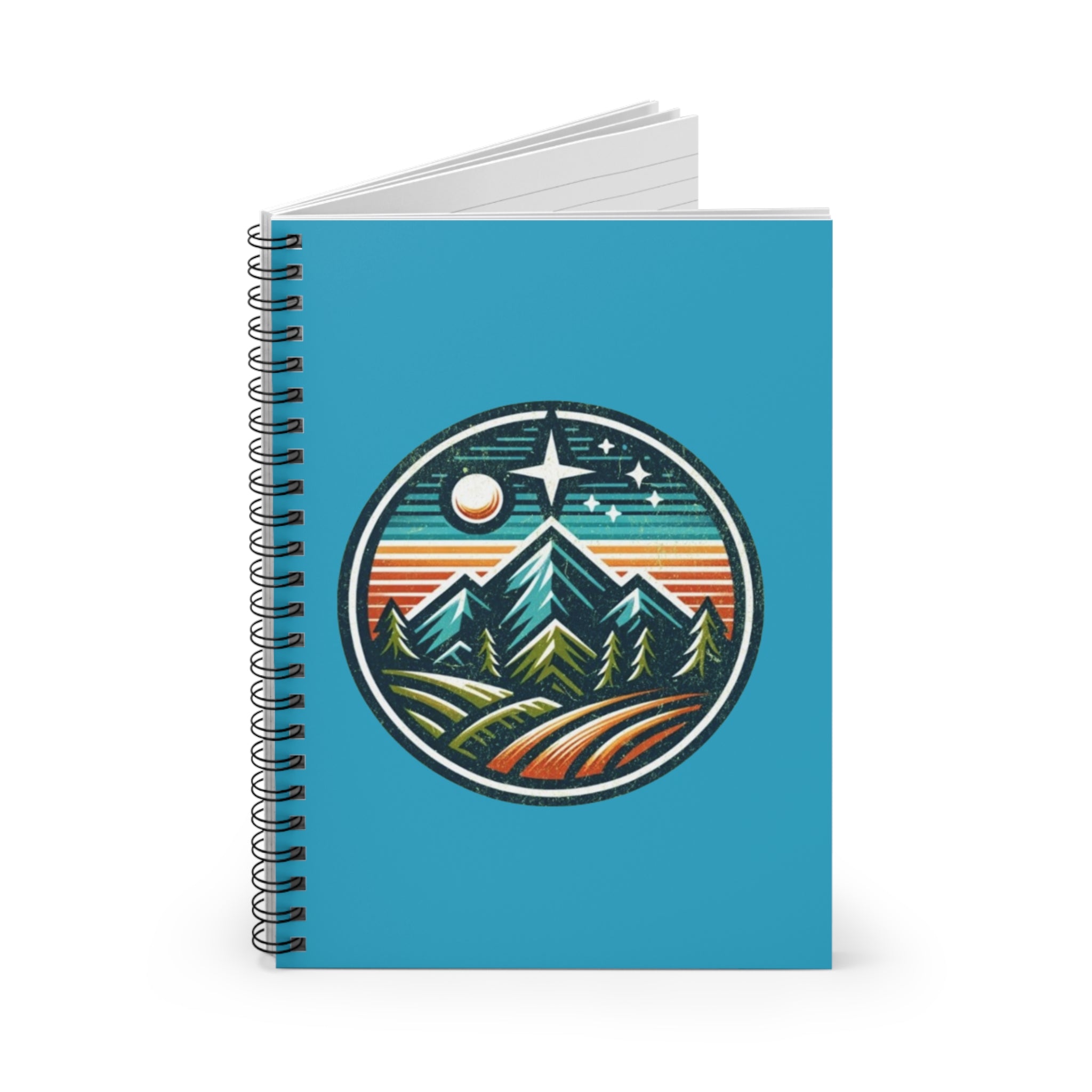Mountain Sunset Spiral Notebook - Perfect for Nature Lovers, Journalists & Students