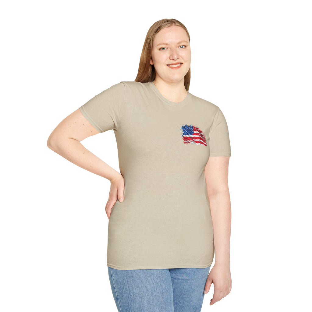 MAGA Values are NOT American Values Softstyle Unisex T-Shirt