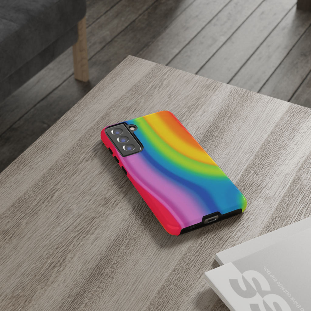 Rainbow Swirl Tough Case for Android