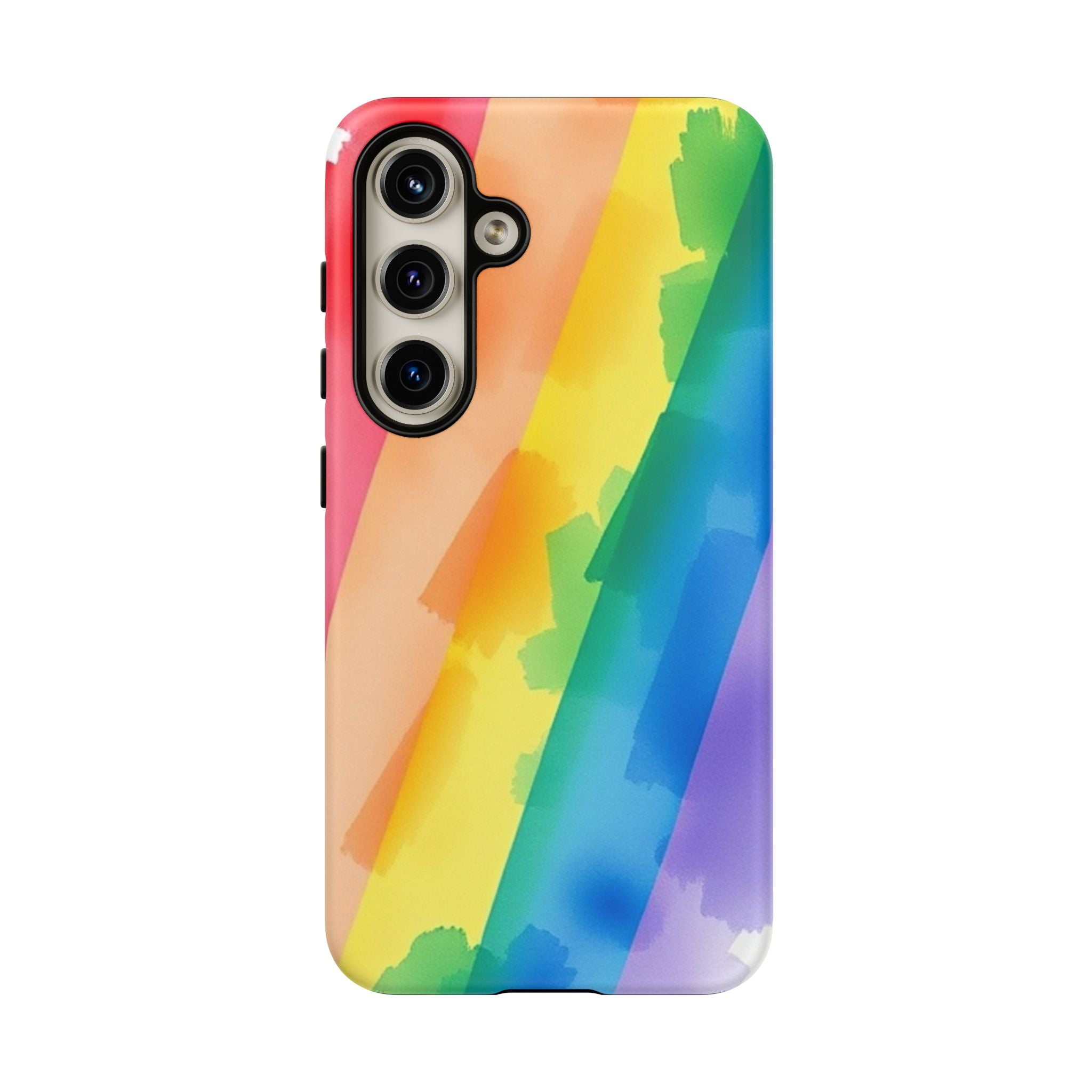 Rainbow Watercolor Art Tough Cases For Android & iPhone