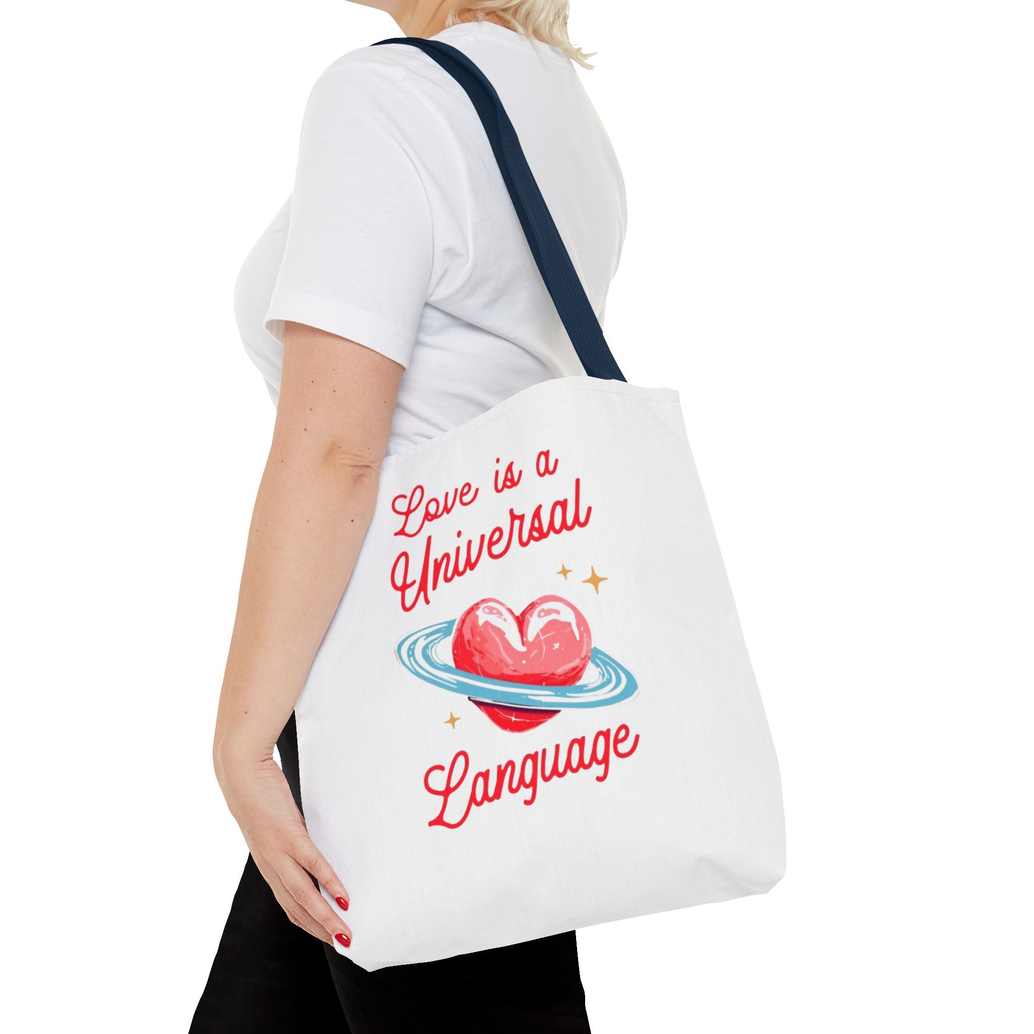Love is a Universal Language Design - Tote Bag