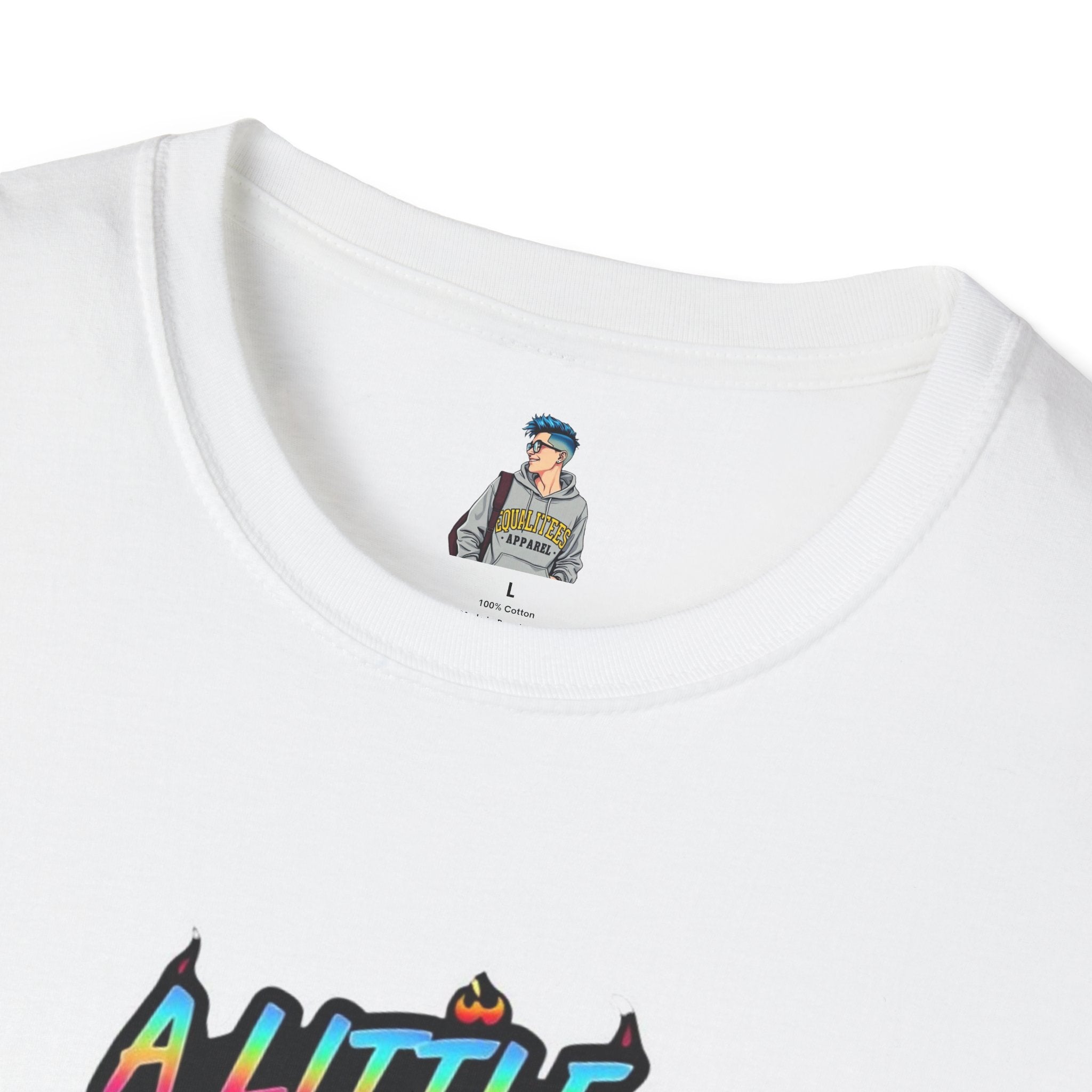 A Little Bit Neurospicy Unisex Softstyle T-Shirt - Fun & Quirky Graphic Tee for Neurodivergent Awareness