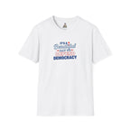Defend Democracy Unisex Softstyle T-Shirt - Perfect for Activism and Everyday Wear