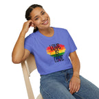 Pride Love Is Love Unisex Softstyle T-Shirt - EqualiTees.Me