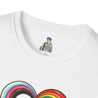 Let Your Love Flow Rainbow Heart T-Shirt