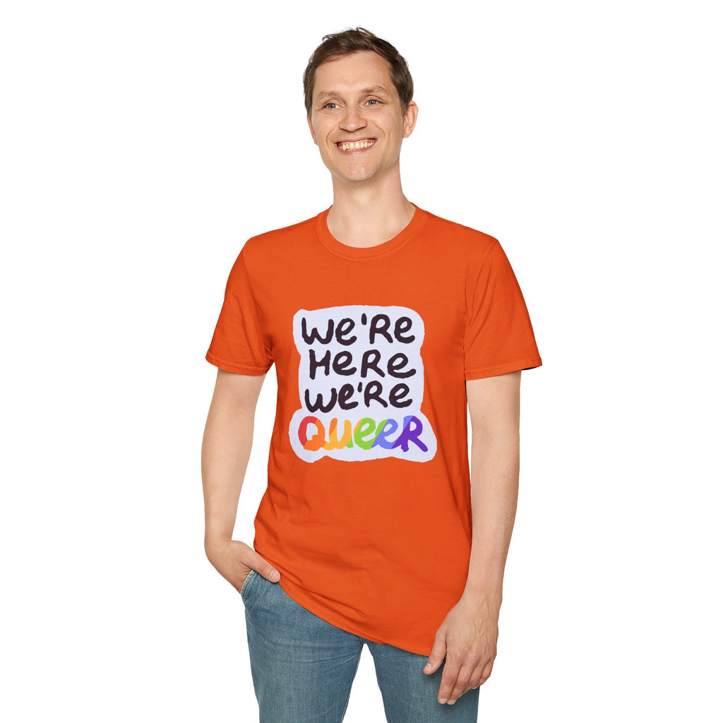 We’re Here We’re Queer Pride Tree Las Vegas T-Shirt