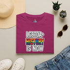 LGBTQIA+ History Is Now T-shirt