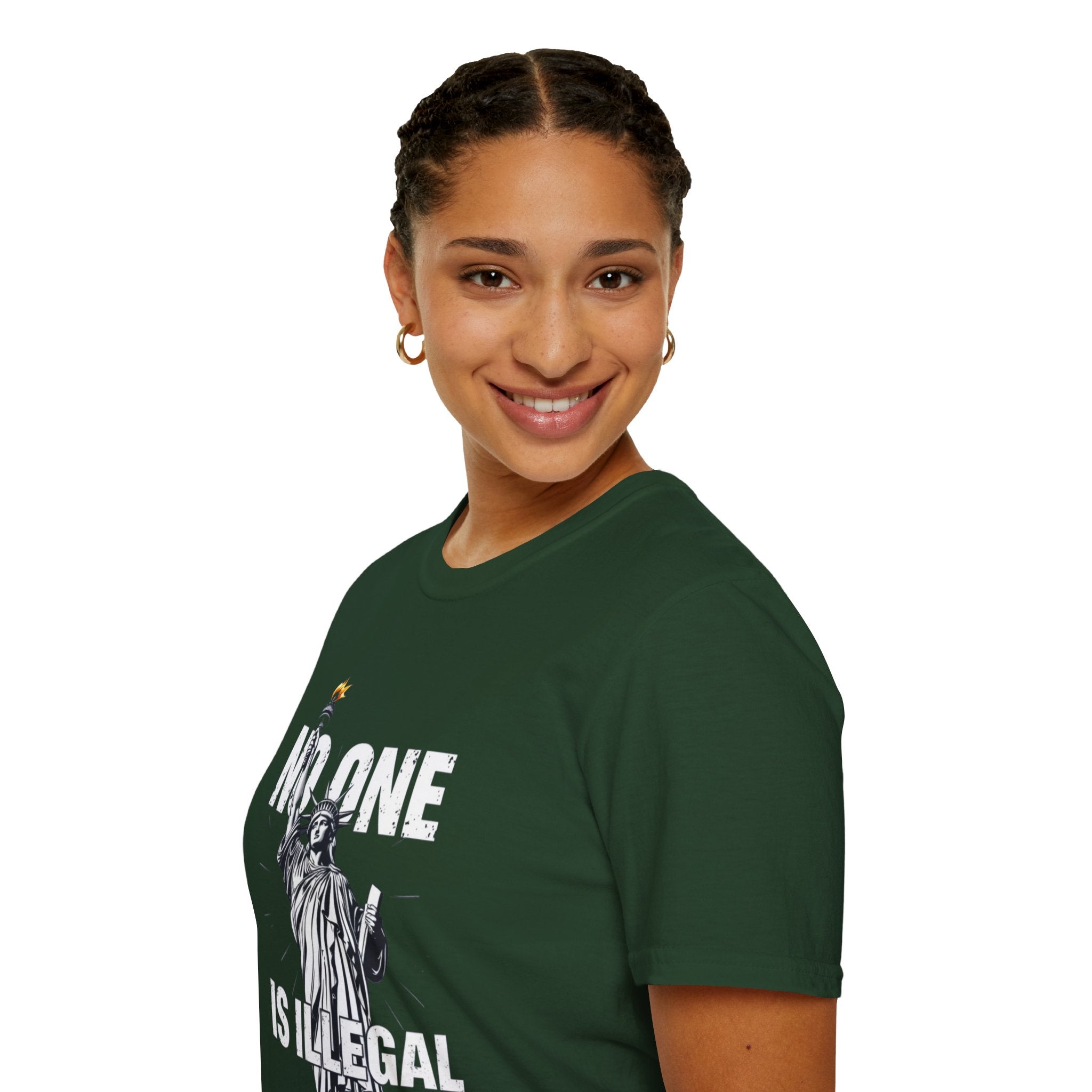 No One Is Illegal Graphic T-shirt