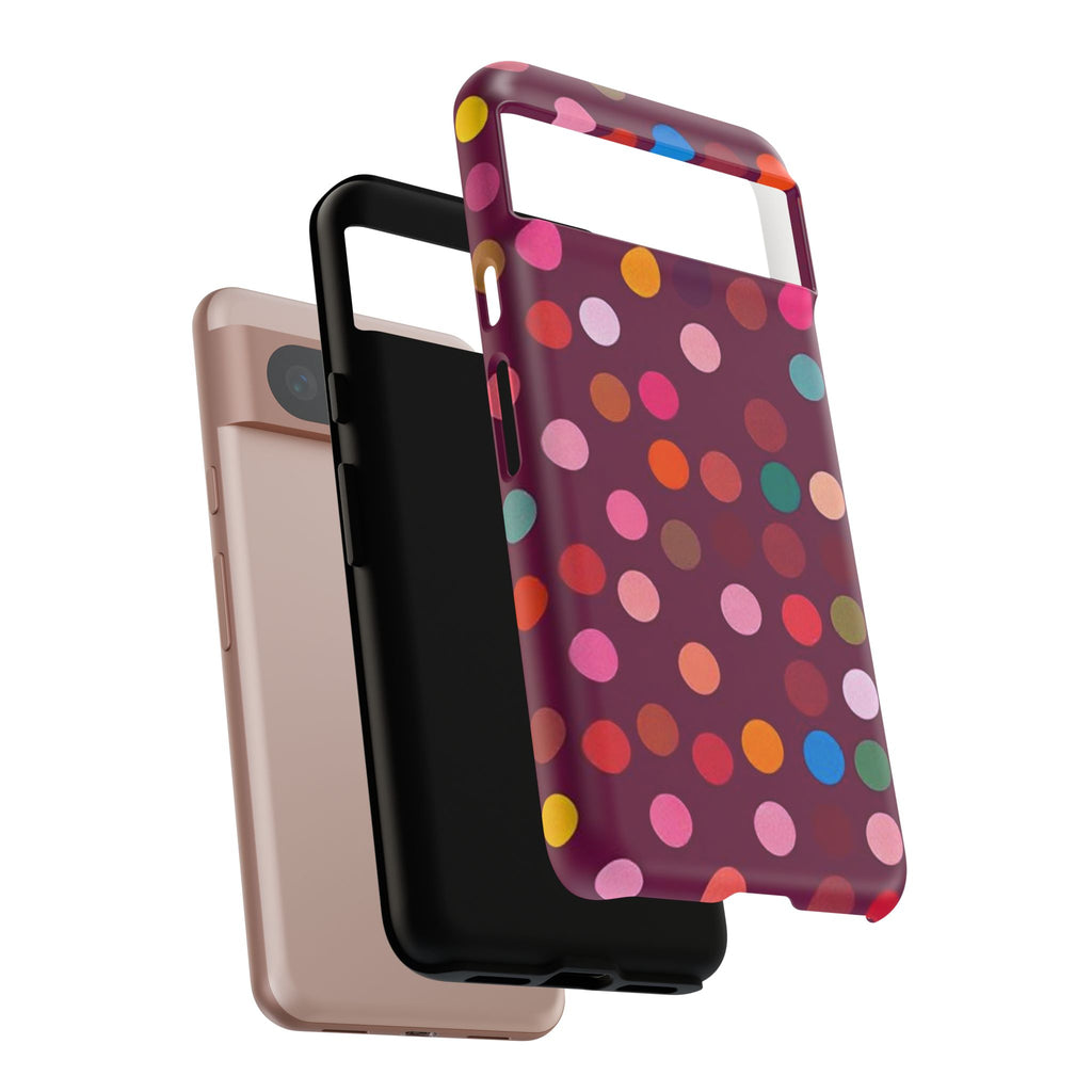 Polka-Dot Colorful Tough Case for Android