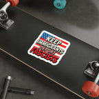 Die-Cut Stickers - Keep Immigrants Deport Fascists Protest Sticker