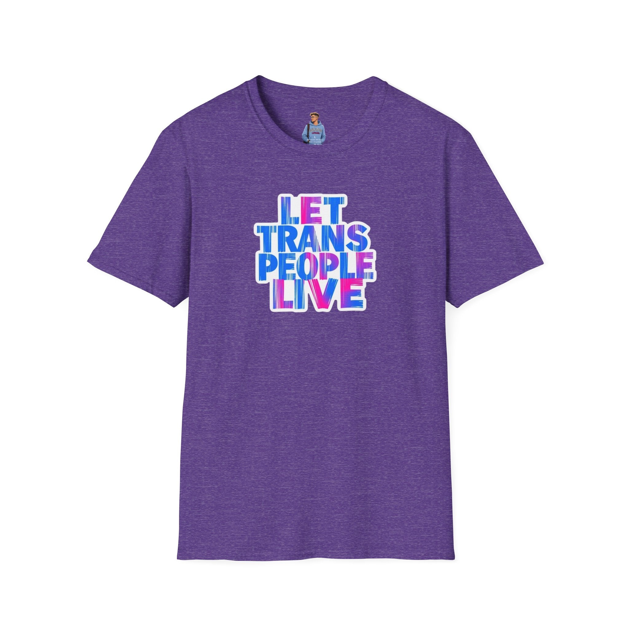 Let Trans People Live Unisex Softstyle T-Shirt