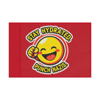 Stay Hydrated, Punch Nazis Emoji - Protest Flag