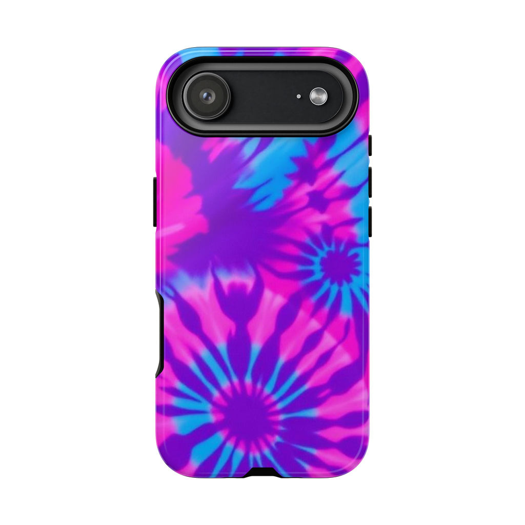 Tie-Dye Floral Phone Case for iPhone