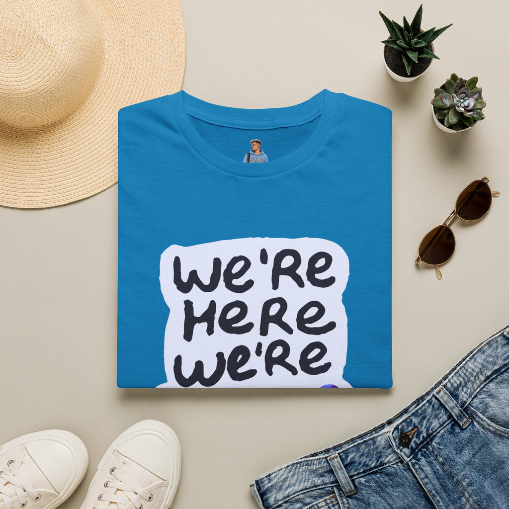 We’re Here We’re Queer Pride Tree Las Vegas T-Shirt