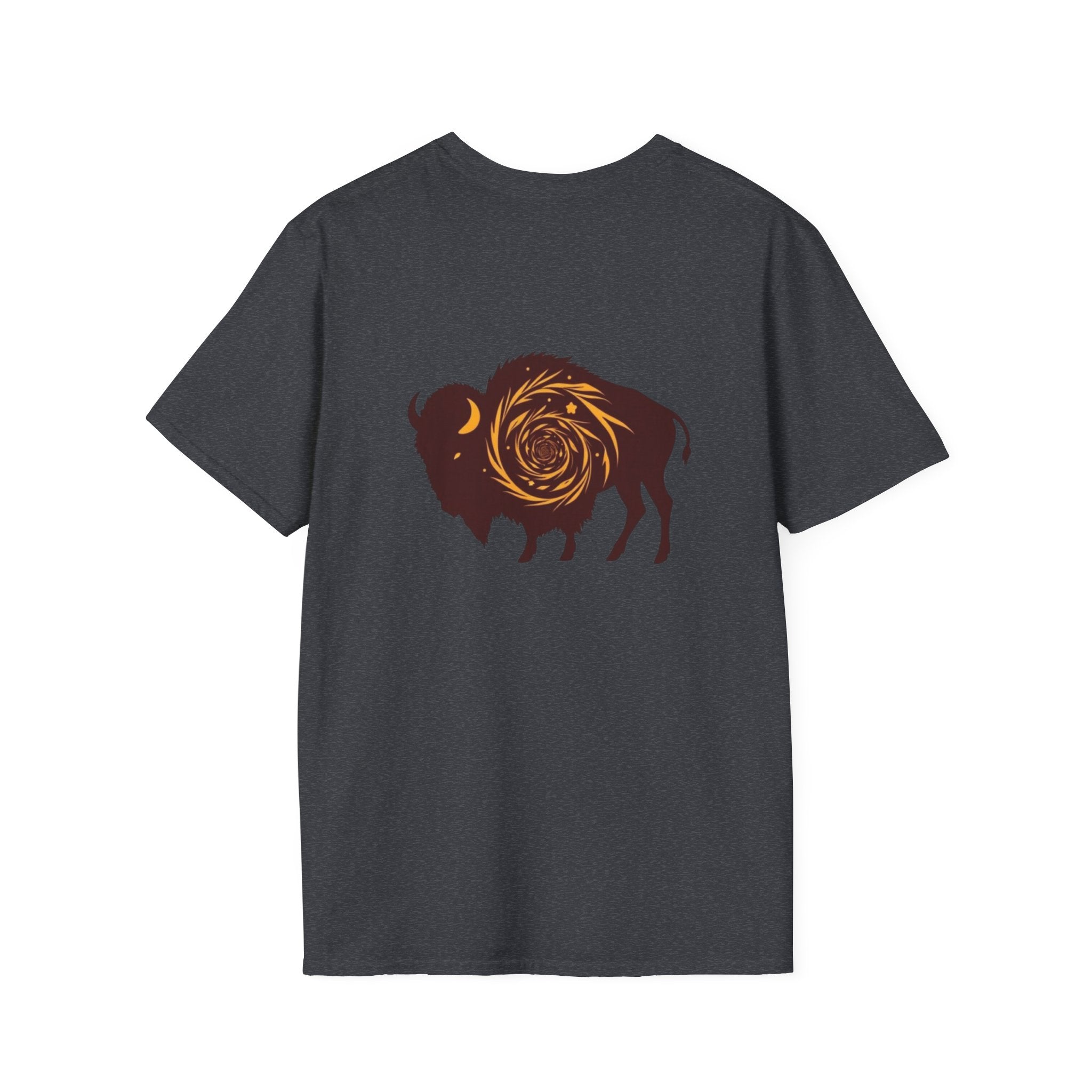 Buffalo Spiral Design Unisex Softstyle T-shirt