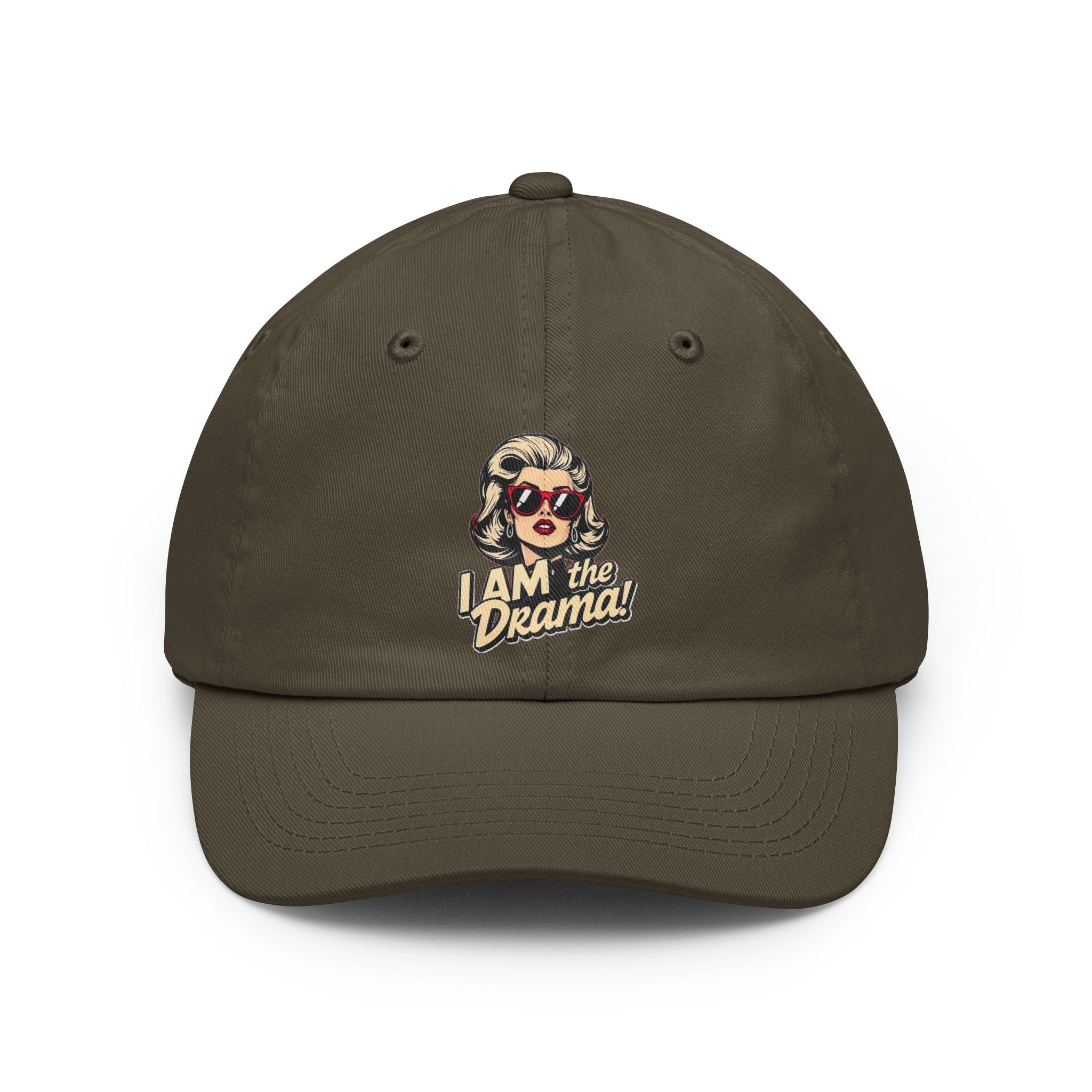 "I Am the Drama" Retro Pop Art Cap