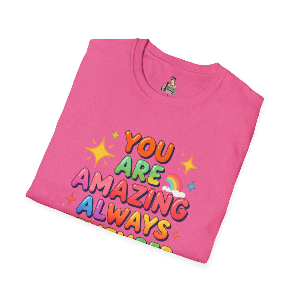 You Are Amazing T-Shirt — Colorful Inspirational Graphic Tee