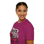 Boys Can Wear Pink T-Shirt — Bold Retro Feminist Graphic Tee
