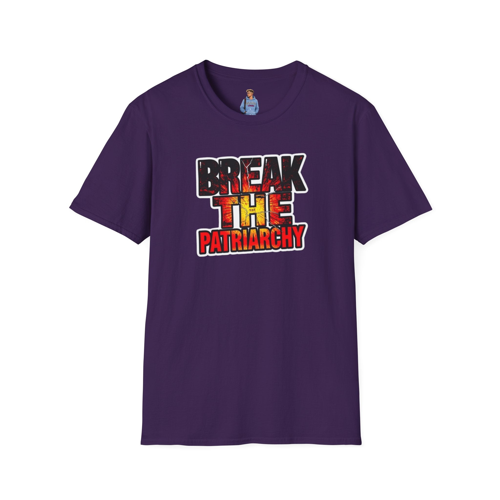 Break the Patriarchy Unisex Softstyle T-Shirt - Empowerment Wear for Social Change