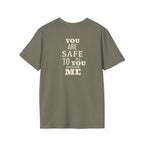 Safety Pin Know That You Are Loved Inspirational Tee Unisex Softstyle T-Shirt