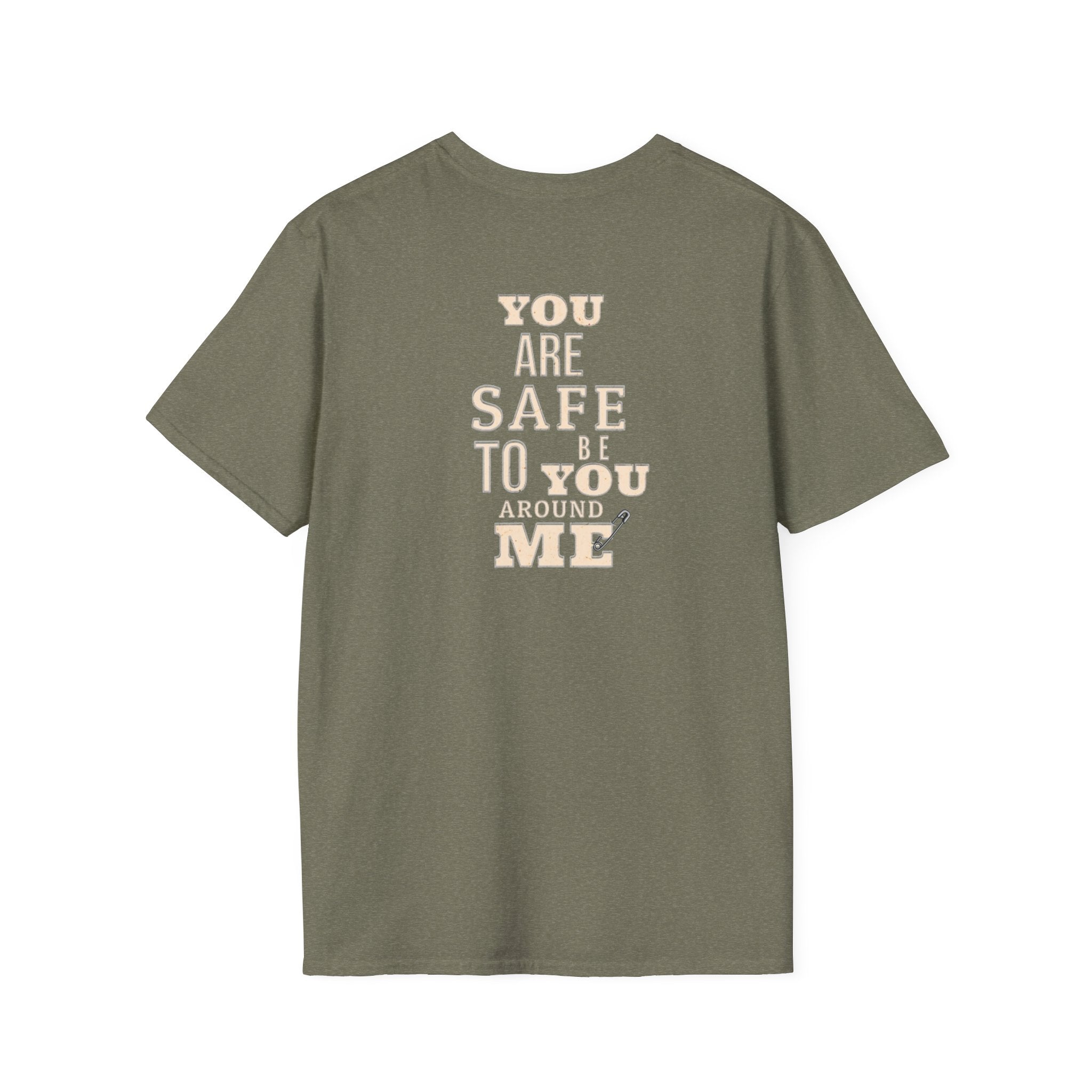 Safety Pin Know That You Are Loved Inspirational Tee Unisex Softstyle T-Shirt