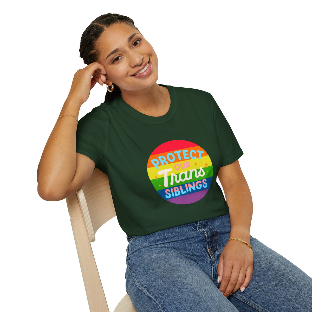 Protect Our Trans Siblings Pride Tree Las Vegas T-Shirt